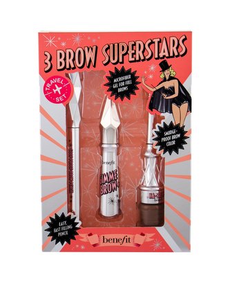 Benefit Gimme Brow+ objemový gel na obočí 3 g + tužka na obočí Goof Proof 0,17 g + krémový gel na obočí Ka-Brow! 1,5 g