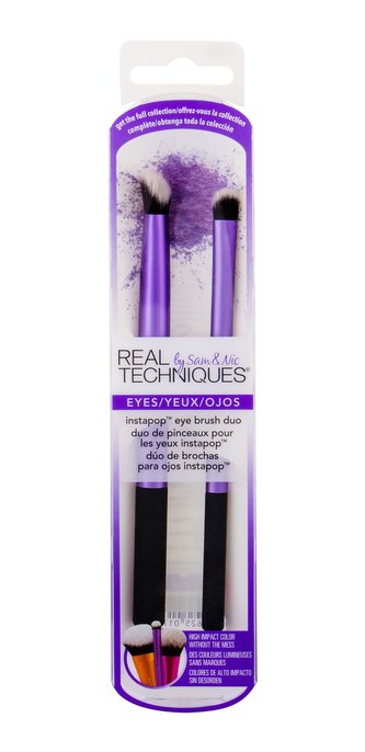 Real Techniques Brushes kosmetický štětec na oční stíny Instapop Shade 1 ks + kosmetický štětec na třpytivé oční stíny Instapop Crease 1 ks Real Techniques Brushes kosmetický štětec na oční stíny Instapop Shade 1 ks + kosmetický štětec na třpytivé oční stíny Instapop Crease 1 ks