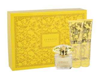 Versace Yellow Diamond toaletní voda 90 ml + sprchový gel 150 ml + tělové mléko 150 ml