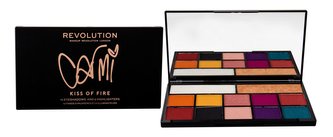 Makeup Revolution London X Carmi Oční stín Eyeshadow & Highlighter 27 g Kiss Of Fire pro ženy