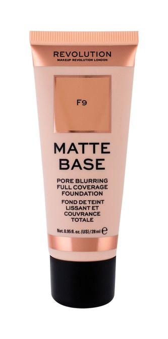 Makeup Revolution London Matte Base Makeup 28 ml F9 pro ženy