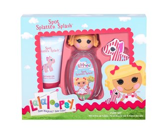 Lalaloopsy Spot Splatter Splash toaletní voda 100 ml + sprchový gel 75 ml + spona do vlasů