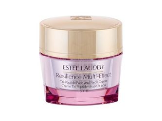 Estée Lauder Resilience Multi-Effect Denní pleťový krém Tri-Peptide Face and Neck 50 ml SPF15 pro ženy