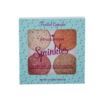 Makeup Revolution London I Heart Revolution Tvářenka Sprinkles 6 g Frosted Cupcake pro ženy