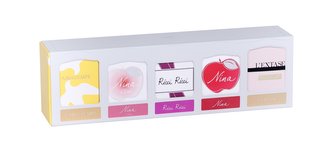 Nina Ricci Collection edp L´Extase 4 ml + edt Nina 4 ml + edp Ricci Ricci 4 ml + edt L´Air du Temps 4 ml + edt Nina L´eau 4 ml