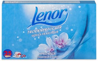 Lenor Tumble Dryer Sheets Něco extra April Fresh 25 ks unisex