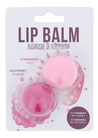 2K Lip Balm balzám na rty 2,8 g + balzám na rty 2,8 g Raspberry