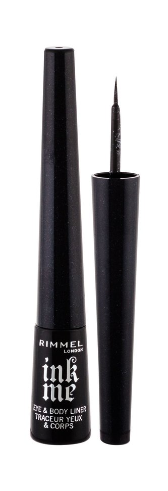 Rimmel London Ink Me Oční linka 2,5 ml 002 Glitter Black pro ženy