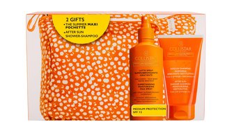 Collistar Special Perfect Tan sprej na opalování 200 ml + sprchový gel po opalování 150 ml + kosmetická taštička