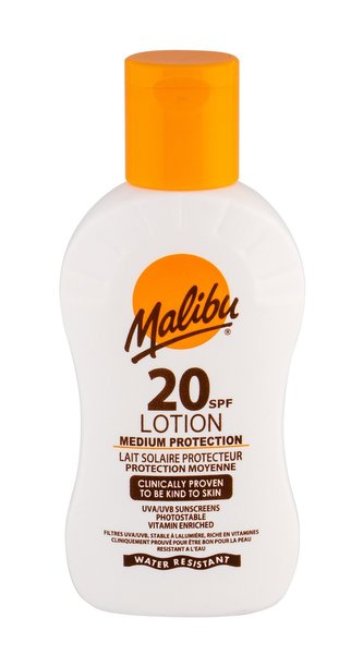 Malibu Lotion Opalovací přípravek na tělo SPF20 100 ml unisex