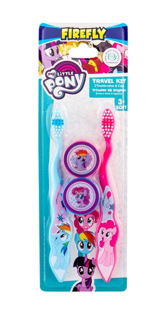 My Little Pony Toothbrush zubní kartáček 2 ks + pouzdro 2 ks