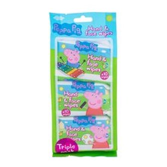 Peppa Pig Peppa Čisticí ubrousky Hand & Face Wipes 30 ks pro děti
