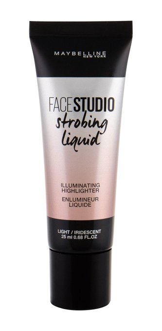 Maybelline FaceStudio Rozjasňovač Strobing Liquid 25 ml Light pro ženy