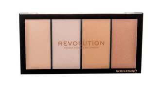 Makeup Revolution London Re-loaded Rozjasňovač 20 g Lustre Lights Warm pro ženy Makeup Revolution London Re-loaded Rozjasňovač 20 g Lustre Lights Warm pro ženy