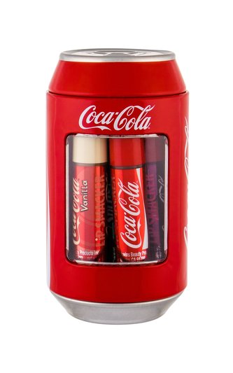 Lip Smacker Coca-Cola balzám na rty 6 x 4 g + plechová krabička