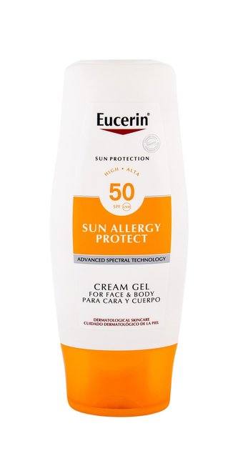 Eucerin Sun Allergy Protect Opalovací přípravek na tělo Sun Cream Gel 150 ml SPF50 unisex Eucerin Sun Allergy Protect Opalovací přípravek na tělo Sun Cream Gel 150 ml SPF50 unisex