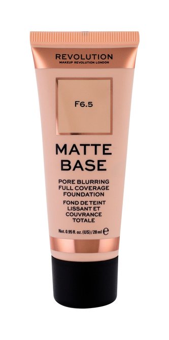 Makeup Revolution London Matte Base Makeup 28 ml F6,5 pro ženy