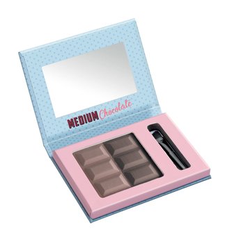 Misslyn Chocolate Brow Duo Set a paletka na obočí 5 g 4 Medium Chocolate pro ženy