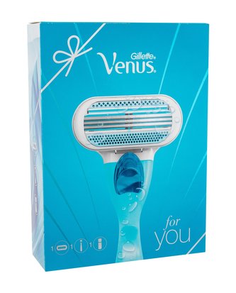 Gillette Venus holicí strojek s jednou hlavicí 1 ks + gel na holení Satin Care Sensitive 75 ml