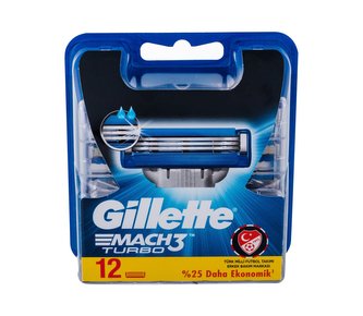 Gillette Mach3 Turbo Náhradní břit 12 ks pro muže