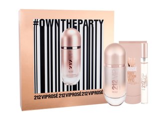 Carolina Herrera 212 VIP parfémovaná voda 80 ml + tělové mléko 100 ml + parfémovaná voda 10 ml