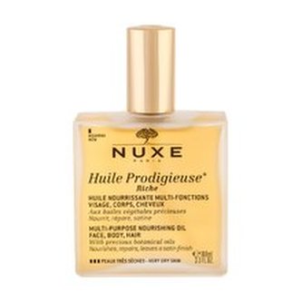 NUXE Huile Prodigieuse Tělový olej Riche Multi Purpose Dry Oil Face, Body, Hair 100 ml pro ženy NUXE Huile Prodigieuse Tělový olej Riche Multi Purpose Dry Oil Face, Body, Hair 100 ml pro ženy