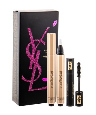 Yves Saint Laurent Touche Éclat rozjasňovač Touche Eclat 2,5 ml + řasenka Volume Effet Faux Cils 2 ml Black Yves Saint Laurent Touche Éclat rozjasňovač Touche Eclat 2,5 ml + řasenka Volume Effet Faux Cils 2 ml Black