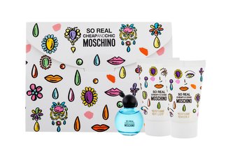 Moschino So Real Cheap and Chic toaletní voda 4,9 ml + sprchový gel 25 ml + tělové mléko 25 ml