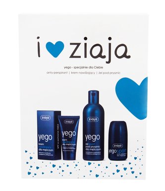 Ziaja Men sprchový gel 300 ml + antiperspirant 60 ml + hydratační krém SPF6 50 ml