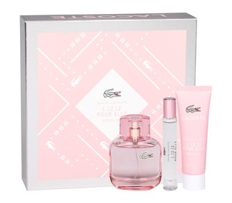 Lacoste Eau De Lacoste L.12.12 Pour Elle Sparkling toaletní voda 50 ml + toaletní voda 7,4 ml + sprchový gel 50 ml
