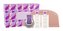 Bvlgari Omnia Amethyste toaletní voda 65 ml + tělové mléko 2x 75 ml + kosmetická taška