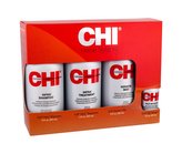 Farouk Systems CHI Infra šampon 355 ml + balzám na vlasy 355 ml + regenerační péče Keratin Mist 355 ml + regenerační péče Silk Infusion 59 ml