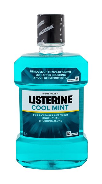 Listerine Mouthwash Ústní voda Cool Mint 1000 ml unisex Listerine Mouthwash Ústní voda Cool Mint 1000 ml unisex