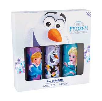 Disney Frozen toaletní voda Anna 100 ml + toaletní voda Elsa 100 ml + toaletní voda Olaf 100 ml
