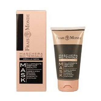 Frais Monde Organic Spa Mask Pleťová maska Black Clay 75 ml pro ženy