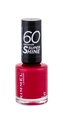 Rimmel London 60 Seconds Lak na nehty Super Shine 8 ml 312 Be Red-y pro ženy