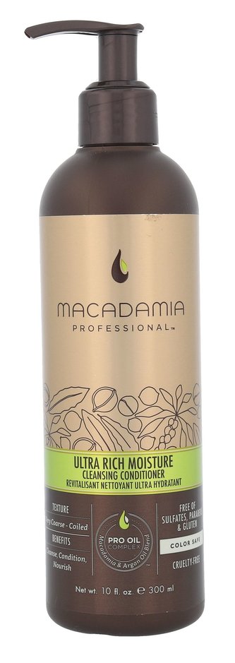 Macadamia Professional Ultra Rich Moisture Kondicionér Cleansing 300 ml pro ženy
