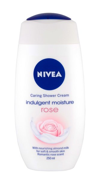 Nivea Care & Roses Sprchový krém 250 ml pro ženy