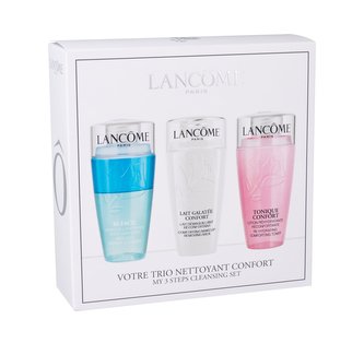 Lancôme Galatée Confort čisticí pleťové mléko Lait Galatée Confort 75 ml + čisticí pleťová voda Tonique Confort 75 ml + odličovací přípravek Bi-Facil 75 ml