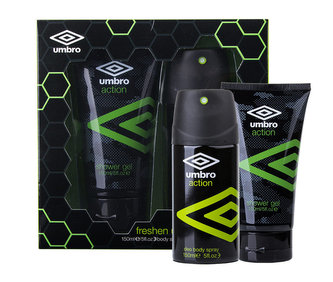 UMBRO Action deodorant 150 ml + sprchový gel 150 ml