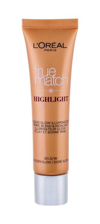 L´Oréal Paris True Match Rozjasňovač Highlight Liquid Glow 30 ml 101.D/W Golden Glow pro ženy
