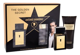 Antonio Banderas The Golden Secret toaletní voda 50 ml + balzám po holení 100 ml