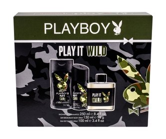 Playboy Play It Wild For Him toaletní voda 100 ml + sprchový gel 250 ml + deodorant 150 ml