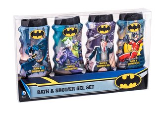 DC Comics Batman sprchový gel 4x75 ml - Batman, Joker, Penguin, Robin