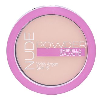 Gabriella Salvete Nude Powder Pudr 8 g 02 Light Nude SPF15 pro ženy