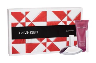 Calvin Klein Euphoria parfémovaná voda 100 ml + tělové mléko 200 ml + parfémovaná voda roll-on 10ml