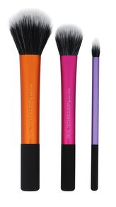 Real Techniques Brushes štětec na obličej 1 ks + štětec na oči 1 ks + konturovací štětec 1 ks