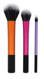 Real Techniques Brushes štětec na obličej 1 ks + štětec na oči 1 ks + konturovací štětec 1 ks