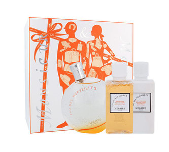 Hermes Eau Des Merveilles toaletní voda 100ml + tělové mléko 40 ml + sprchový gel 40 ml
