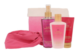 Victoria´s Secret Pure Seduction tělový závoj 125 ml + tělový krém 60 ml + tělové mléko 125 ml + čelenka + látkový košík